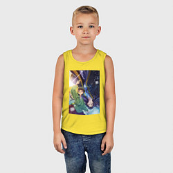 Майка детская хлопок Монолог фармацевта Маомао Жэньши, цвет: желтый — фото 2