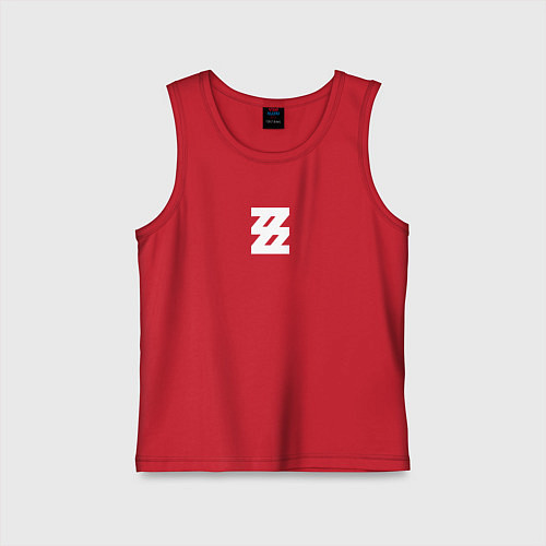 Детская майка Zenless Zone Zero logotype / Красный – фото 1