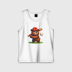 Детская майка Bear cub batter Baltimore Orioles - ai art