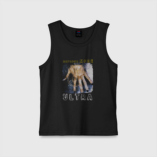 Детская майка Depeche Mode - Ultra hand / Черный – фото 1