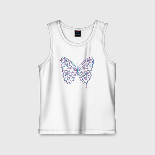 Детская майка Y2k бабочка / Белый – фото 1