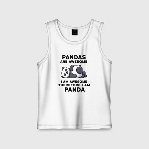 Детская майка Будь собой / Белый – фото 1