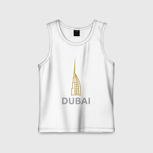 Детская майка Дубай парус / Белый – фото 1