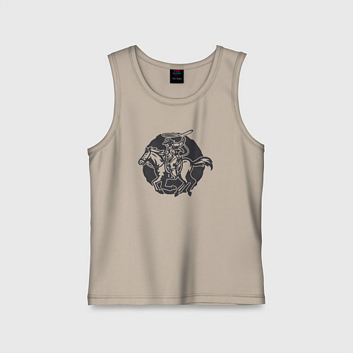 Детская майка Cowboy / Миндальный – фото 1