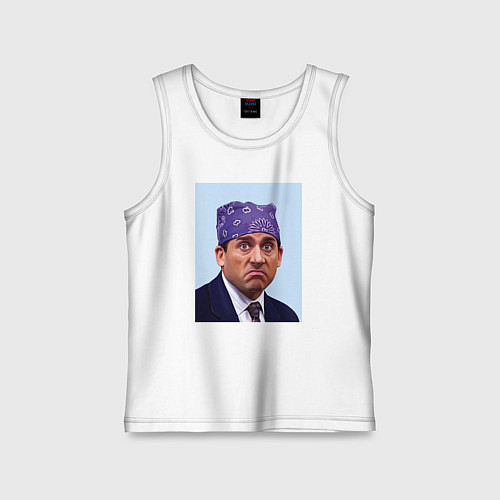 Детская майка Michael Scott - Prison mike the office meme / Белый – фото 1