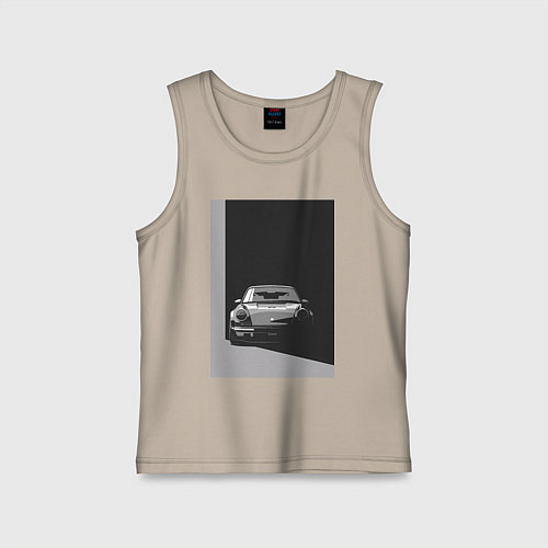 Детская майка Porsche 911 легендарный автомобиль / Миндальный – фото 1