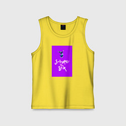 Майка детская хлопок J-hope in the box - K-pop, цвет: желтый