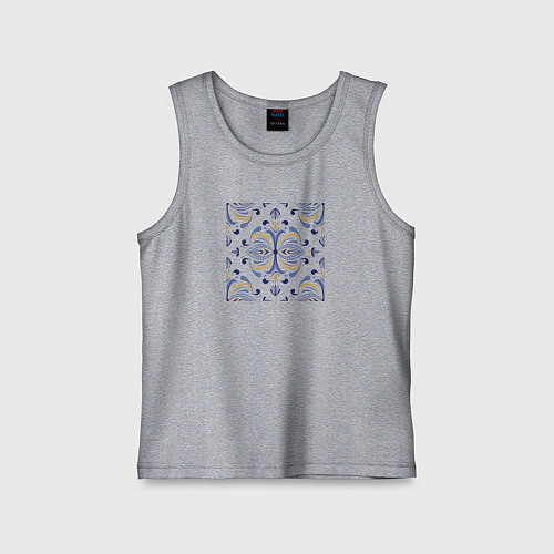 Детская майка Португальский мотив / Меланж – фото 1