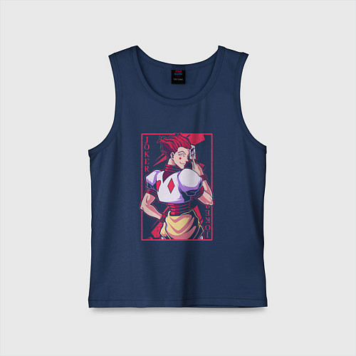 Детская майка Hunter x Hunter Hisoka Morow / Тёмно-синий – фото 1