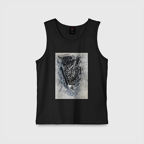 Детская майка Абстрактная графика Blue / Черный – фото 1