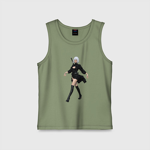 Детская майка Yorha 2b / Авокадо – фото 1