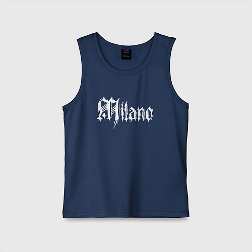 Детская майка Milano - Italia / Тёмно-синий – фото 1