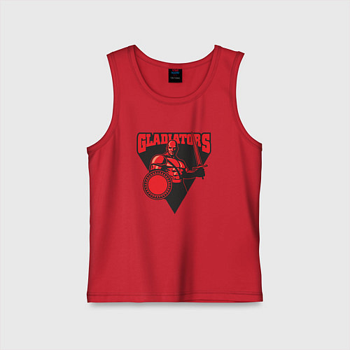 Детская майка Гладиаторы / Красный – фото 1