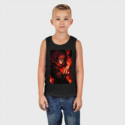 Майка детская хлопок Сукуна Рёмэн проклятье, цвет: черный — фото 2