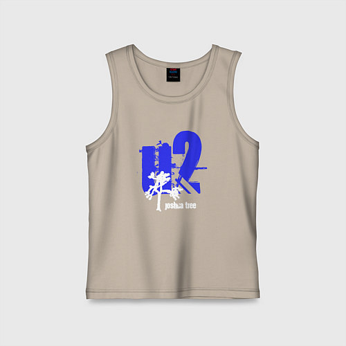 Детская майка U2 - Joshua tree / Миндальный – фото 1