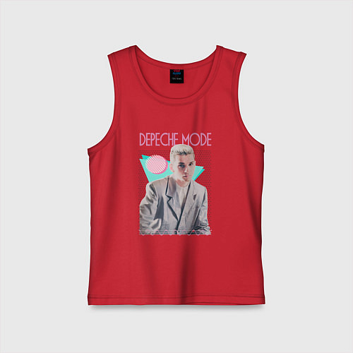 Детская майка Depeche Mode 80s Dave / Красный – фото 1