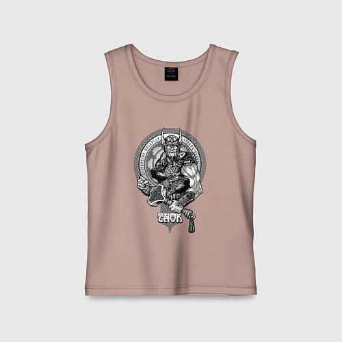 Детская майка Victory or Valhalla / Пыльно-розовый – фото 1