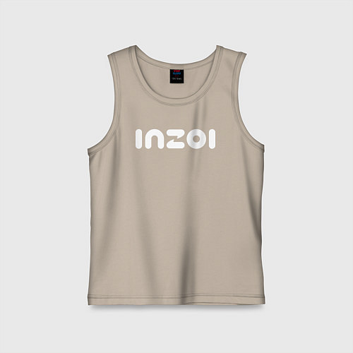 Детская майка Inzoi logo / Миндальный – фото 1