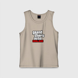 Детская майка GTA online logo game