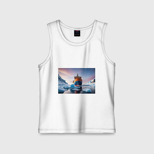 Детская майка Северный морской путь / Белый – фото 1