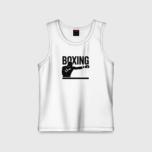 Детская майка Боксер boxing / Белый – фото 1