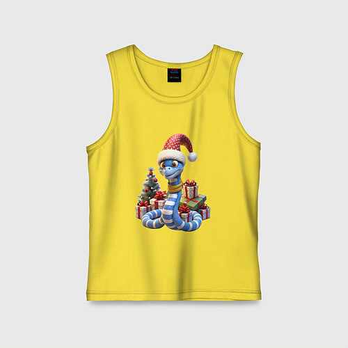 Детская майка Змея 2025 новогодняя / Желтый – фото 1