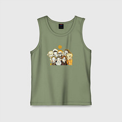 Детская майка Exo милые персонажи