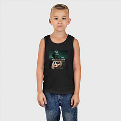 Майка детская хлопок Joker - Folie a Deux, цвет: черный — фото 2