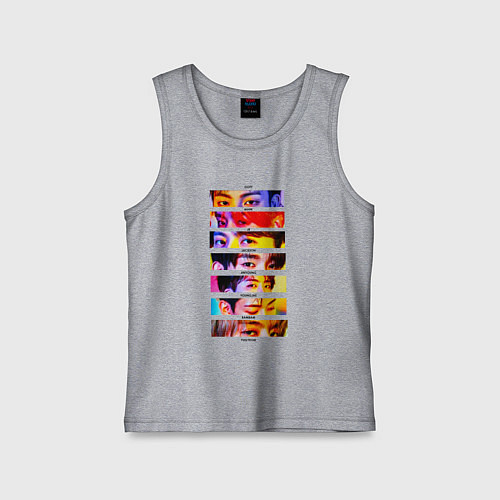 Детская майка Got7 все участники группы / Меланж – фото 1