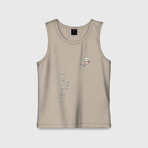 Детская майка Ведьмак курва / Миндальный – фото 1