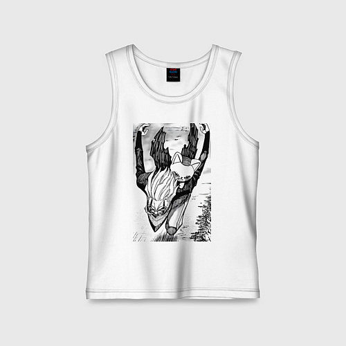 Детская майка Дандадан: Кэн Такакура / Белый – фото 1