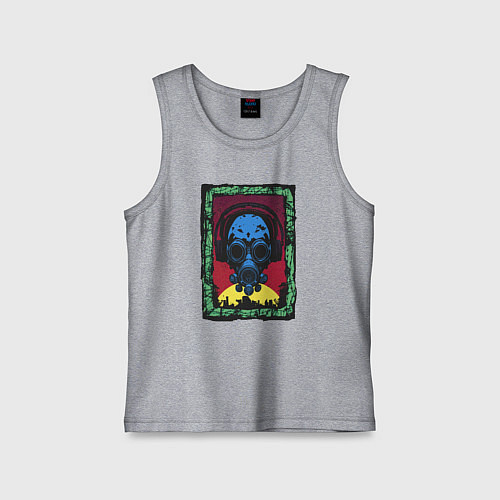 Детская майка Новый взгляд на будущее / Меланж – фото 1