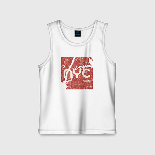 Детская майка Нью-Йорк зависимость / Белый – фото 1