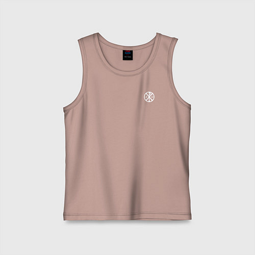 Детская майка Когда была свободна Русь то три копейки стоил гусь / Пыльно-розовый – фото 1