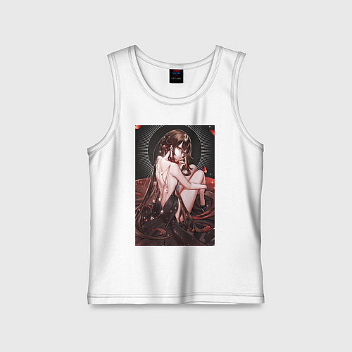 Детская майка Геншин Ху Тао / Белый – фото 1