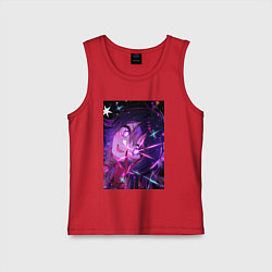 Майка детская хлопок Ребёнок идола Ай Хосино, цвет: красный