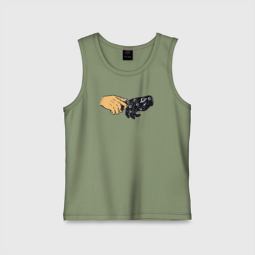 Детская майка Прикосновение космоса / Авокадо – фото 1