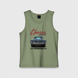 Детская майка Американский маслкар Ford Mustang 1973 года