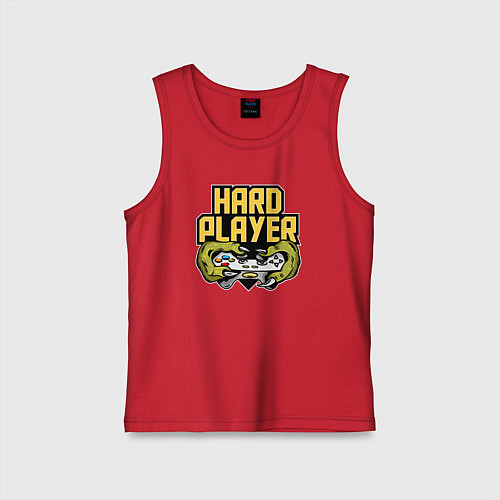 Детская майка Hard player / Красный – фото 1