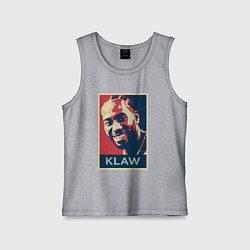 Майка детская хлопок Кавай, цвет: меланж