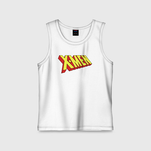 Детская майка Люди икс лого / Белый – фото 1