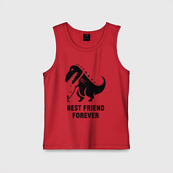 Детская майка Godzilla best friend