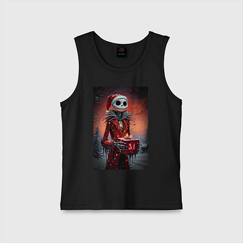 Детская майка Конец года / Черный – фото 1