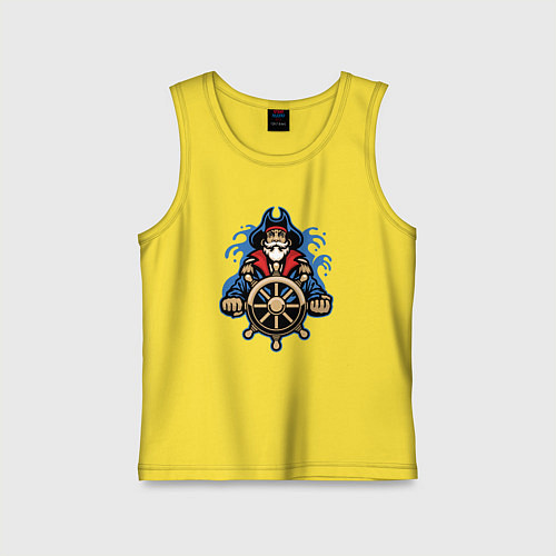 Детская майка Гордый моряк / Желтый – фото 1