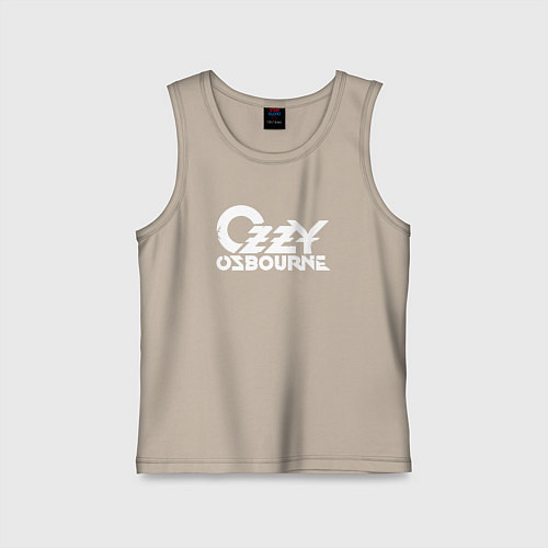 Детская майка Ozzy Osbourne - logo / Миндальный – фото 1