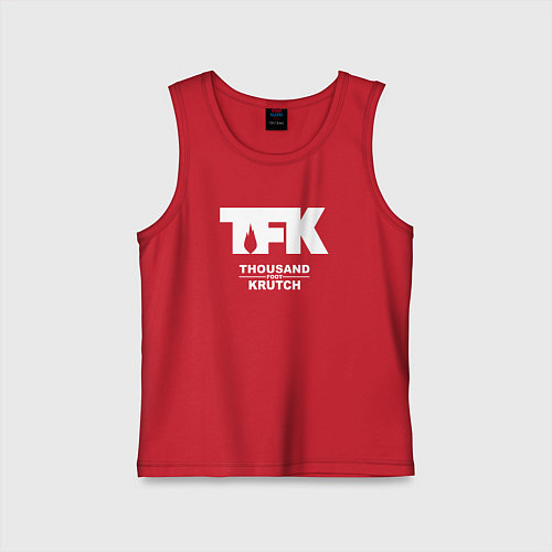Детская майка Thousand Foot Krutch - logo / Красный – фото 1