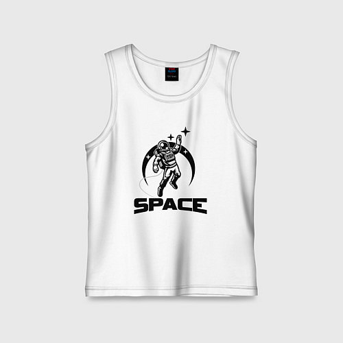 Детская майка Space mood / Белый – фото 1