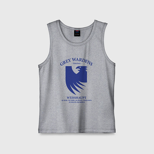 Детская майка Grey Wardens - Dragon Age / Меланж – фото 1