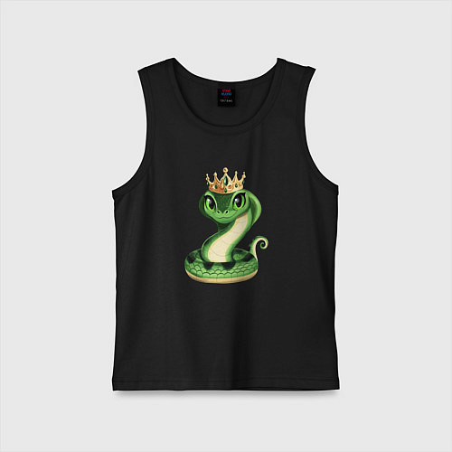 Детская майка Царевна змея / Черный – фото 1