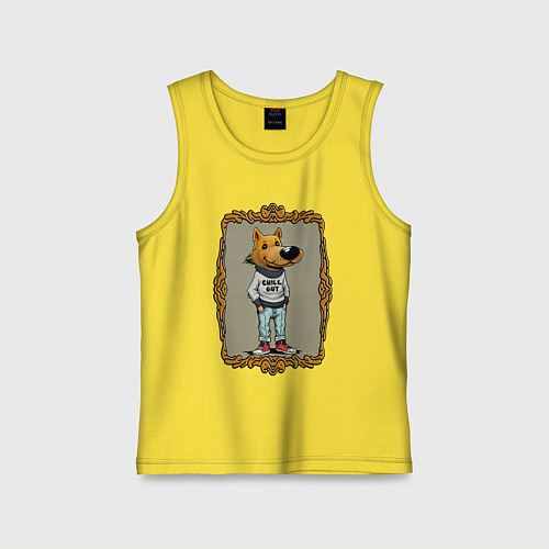 Детская майка Чиловый пацык / Желтый – фото 1